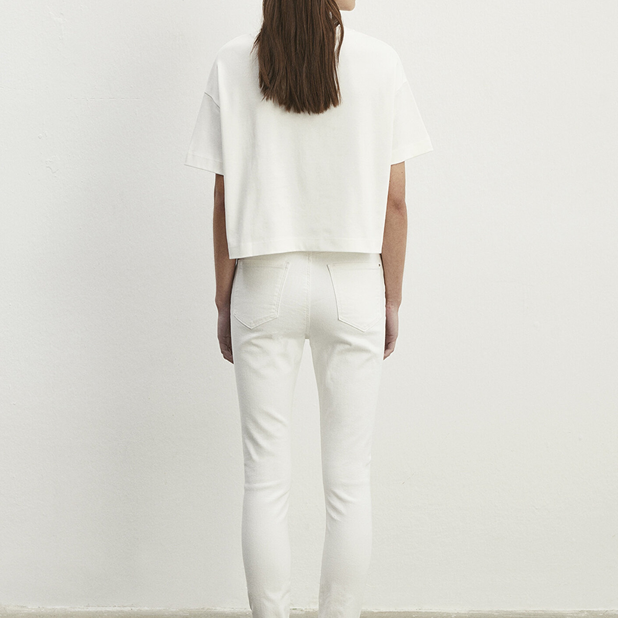 Mavi Serenay Gold Shape Beyaz Jean Pantolon 100980-83673