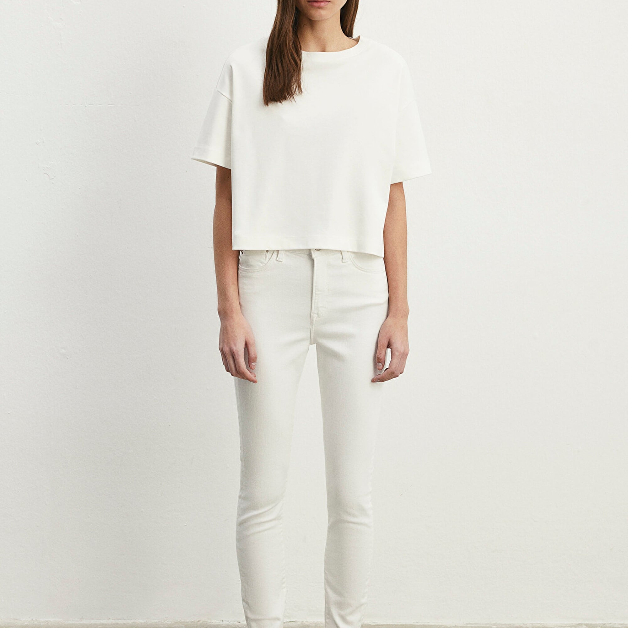 Mavi Serenay Gold Shape Beyaz Jean Pantolon 100980-83673