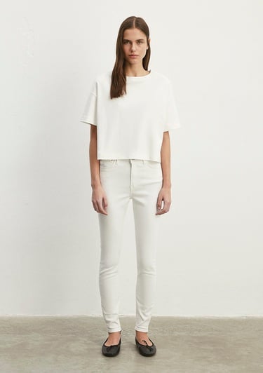  Mavi Serenay Gold Shape Beyaz Jean Pantolon 100980-83673