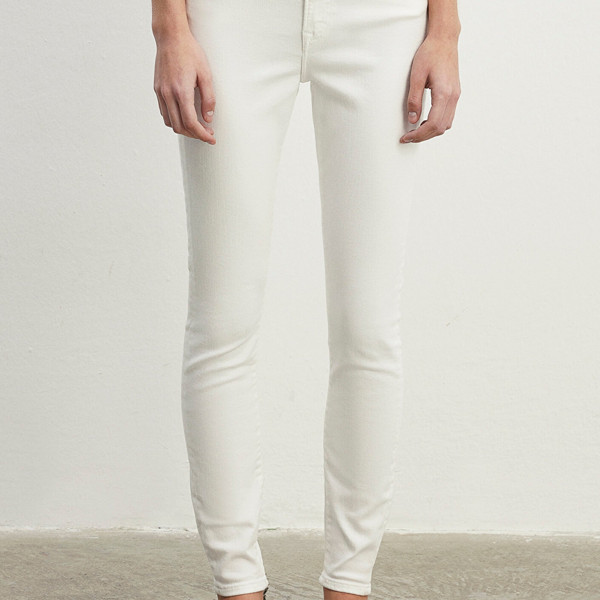 Mavi Serenay Gold Shape Beyaz Jean Pantolon 100980-83673