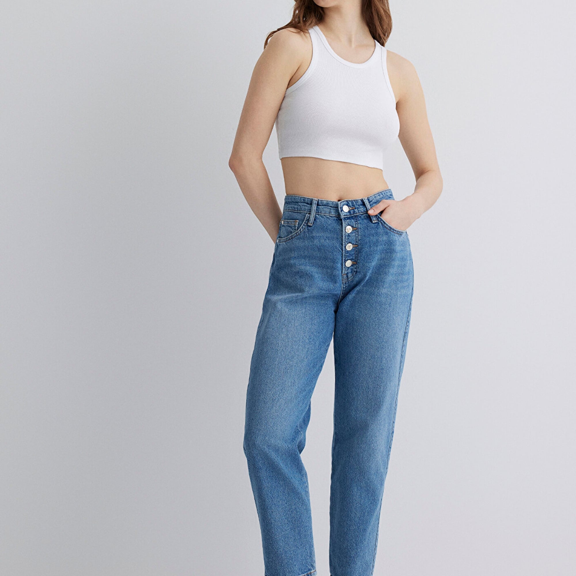 Mavi Lila Iconic Gölgeli Indigo Mavisi Jean Pantolon 101354-85535