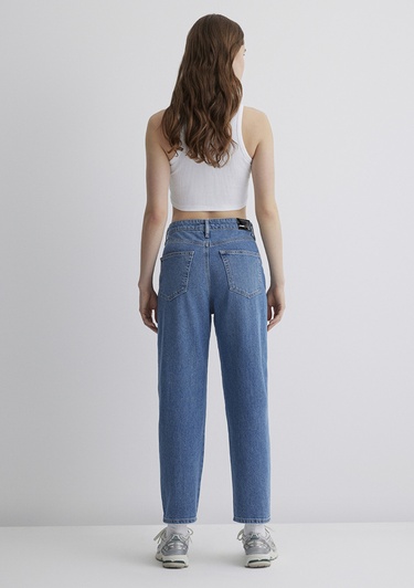  Mavi Lila Iconic Gölgeli Indigo Mavisi Jean Pantolon 101354-85535