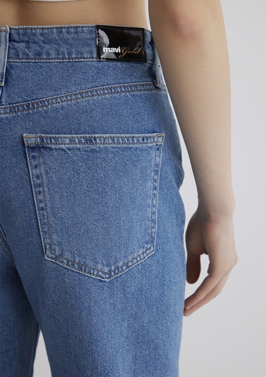  Mavi Lila Iconic Gölgeli Indigo Mavisi Jean Pantolon 101354-85535