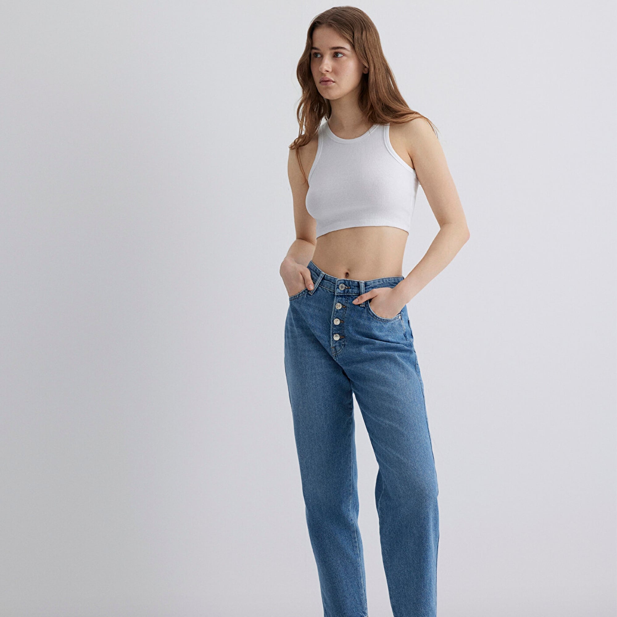 Mavi Lila Iconic Gölgeli Indigo Mavisi Jean Pantolon 101354-85535