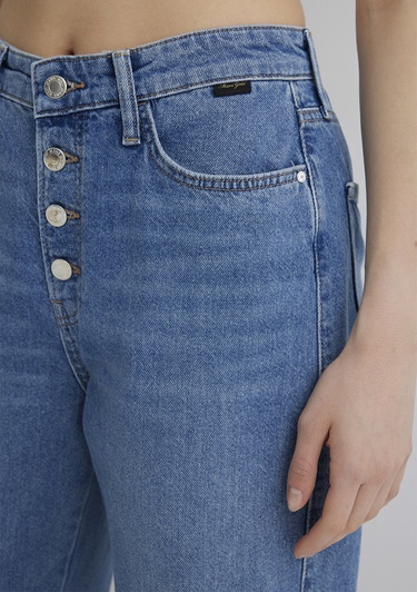  Mavi Lila Iconic Gölgeli Indigo Mavisi Jean Pantolon 101354-85535