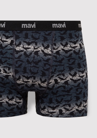  Mavi Baskılı Boxer 0910455-32174