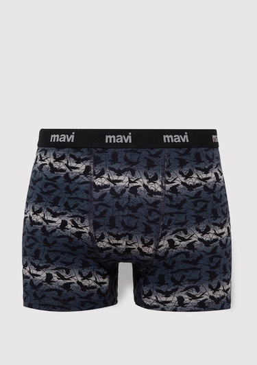 Mavi Baskılı Boxer 0910455-32174