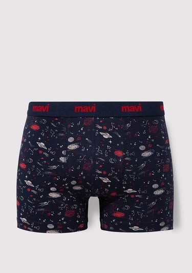  Mavi 3lü Lacivert Boxer 0910616-900