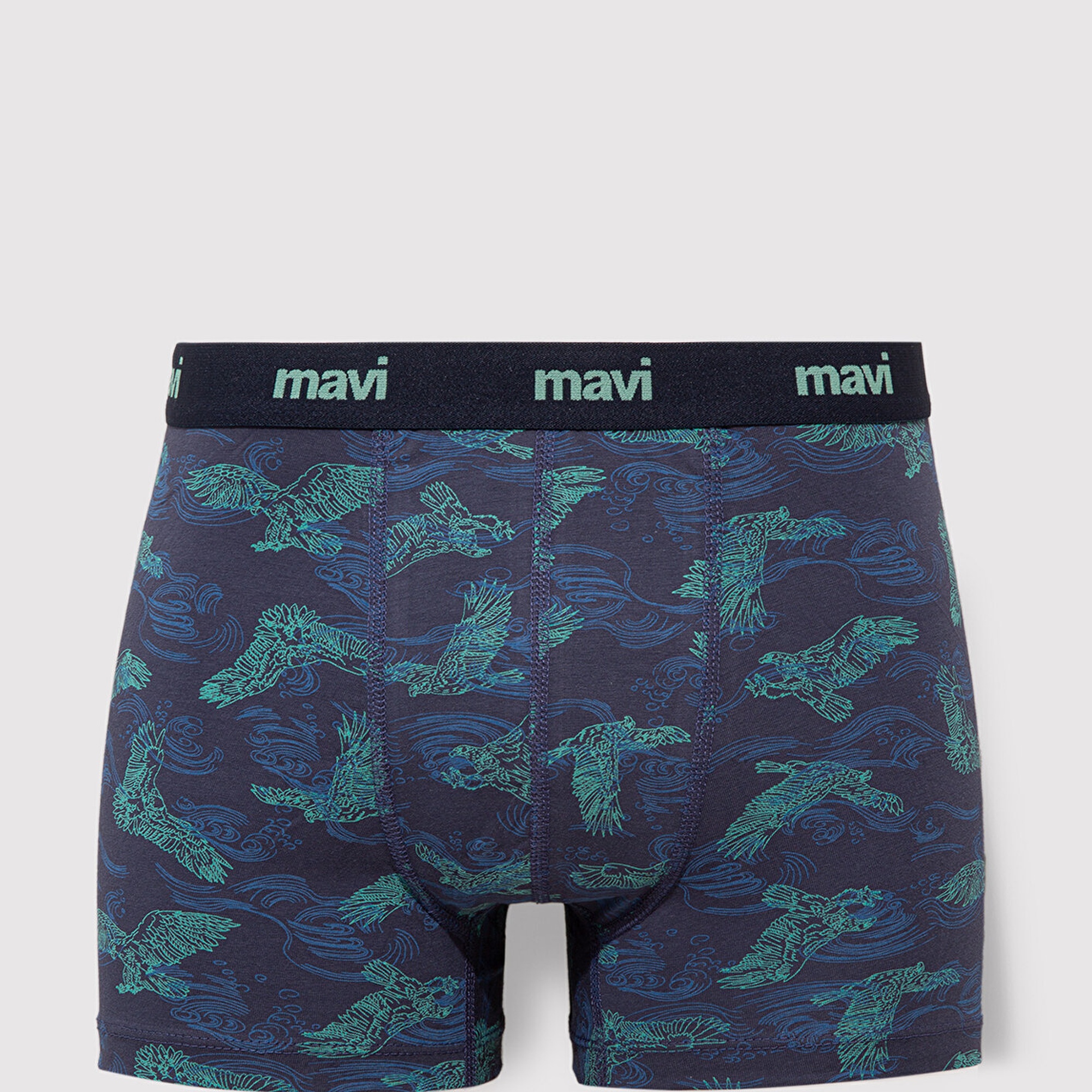 Mavi Kartal Baskılı Lacivert Boxer 092434-33482