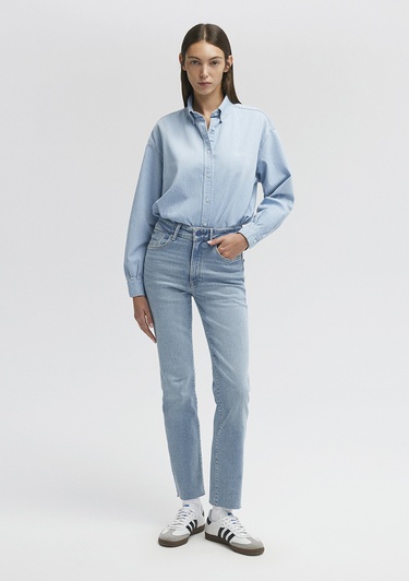  Mavi Viola Premium Blue Açık Mavi Jean Pantolon 101048-84189