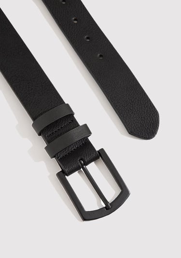  Mavi Siyah Suni Deri Kemer 0911012-900