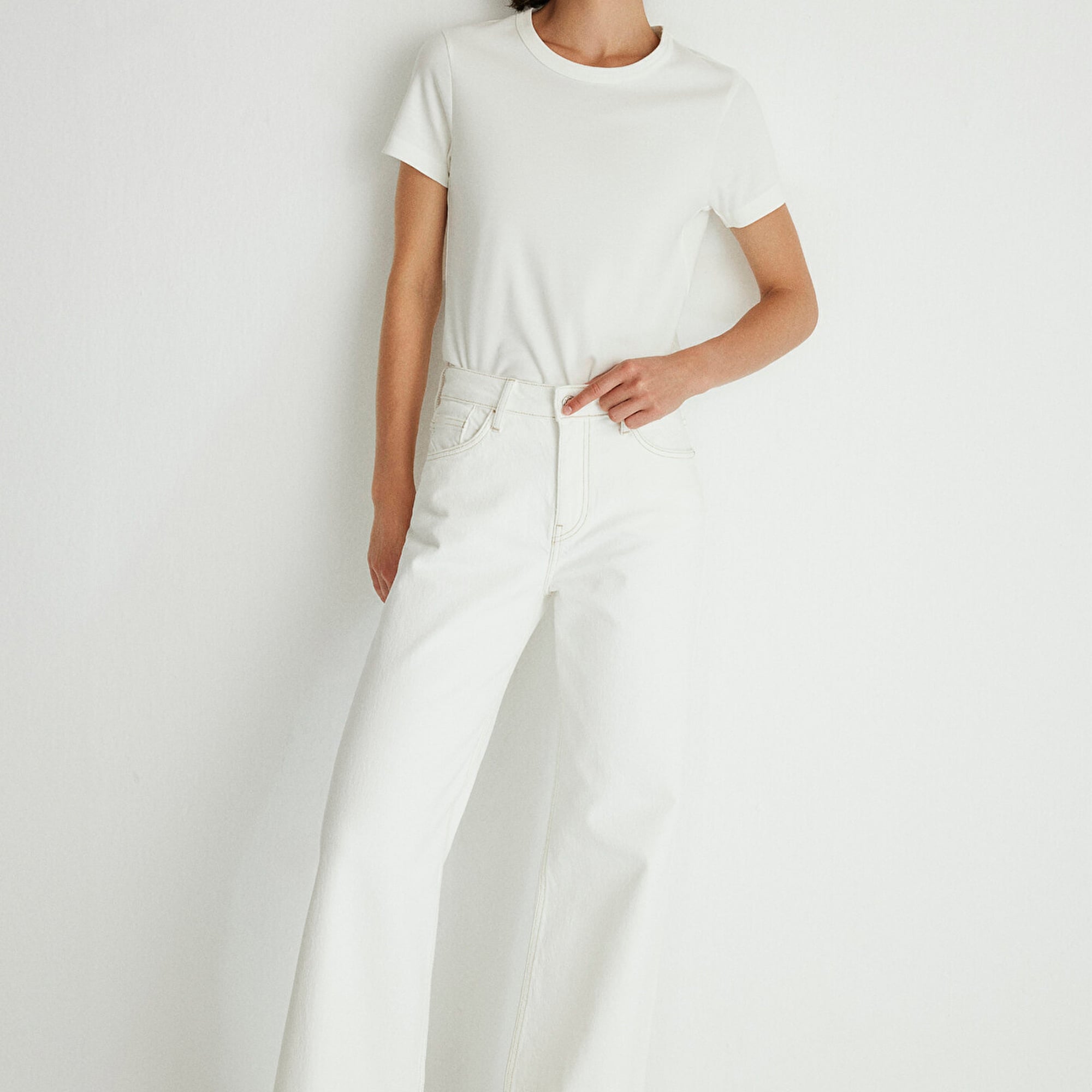 Mavi Malibu Kolej Kırık Beyaz Jean Pantolon 1010152-85277