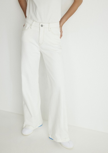  Mavi Malibu Kolej Kırık Beyaz Jean Pantolon 1010152-85277