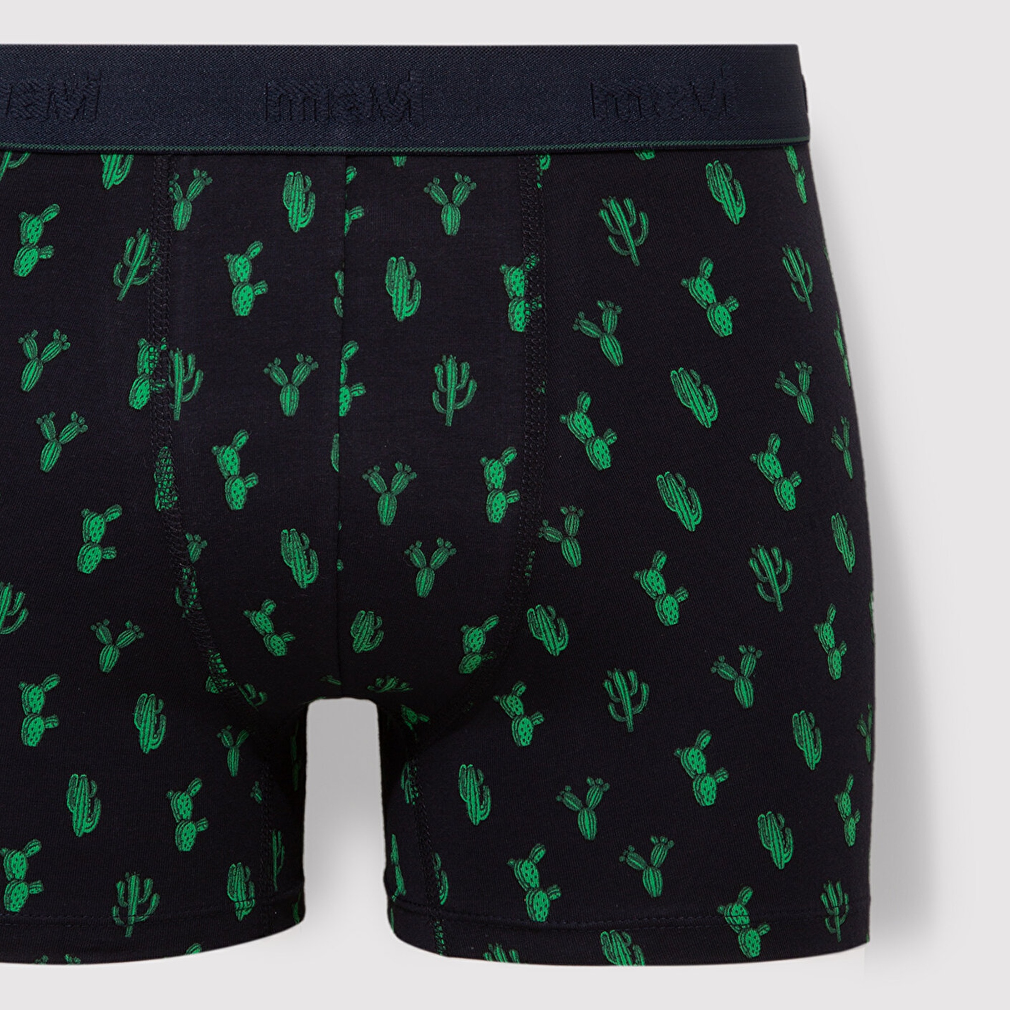 Mavi Kaktüs Baskılı Lacivert Boxer 0910045-32184