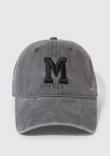  Mavi M Logo Detaylı Gri Şapka 0911156-34314