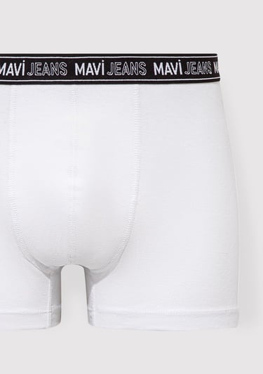  Mavi Beyaz Basic Boxer 0911082-620