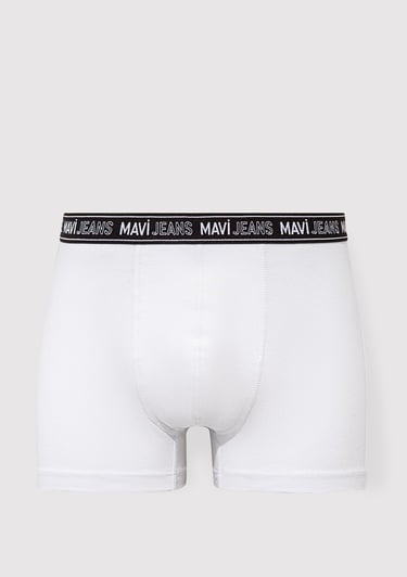  Mavi Beyaz Basic Boxer 0911082-620