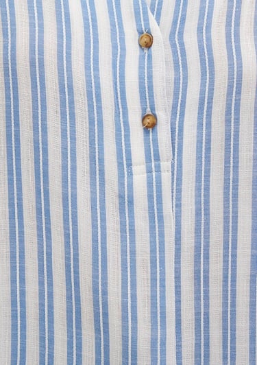  Mavi Mavi Çizgili Bluz 122400-83979