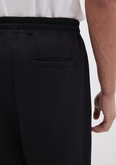  Mavi MVJNS Logo Baskılı Siyah Eşofman Altı 0010175-900