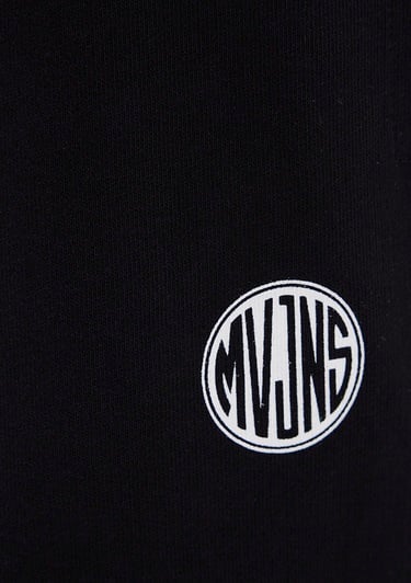  Mavi MVJNS Logo Baskılı Siyah Eşofman Altı 0010175-900