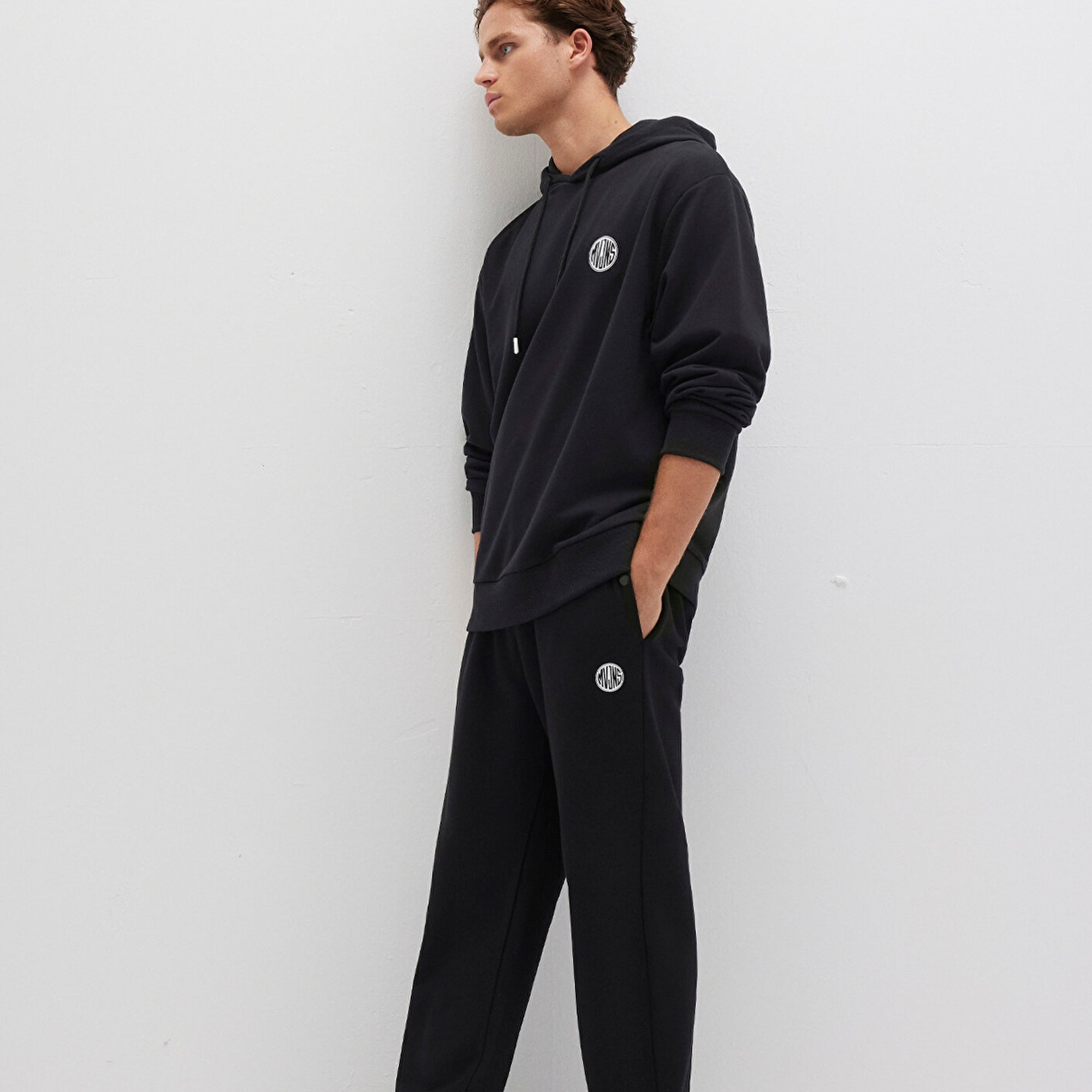 Mavi MVJNS Logo Baskılı Siyah Eşofman Altı 0010175-900