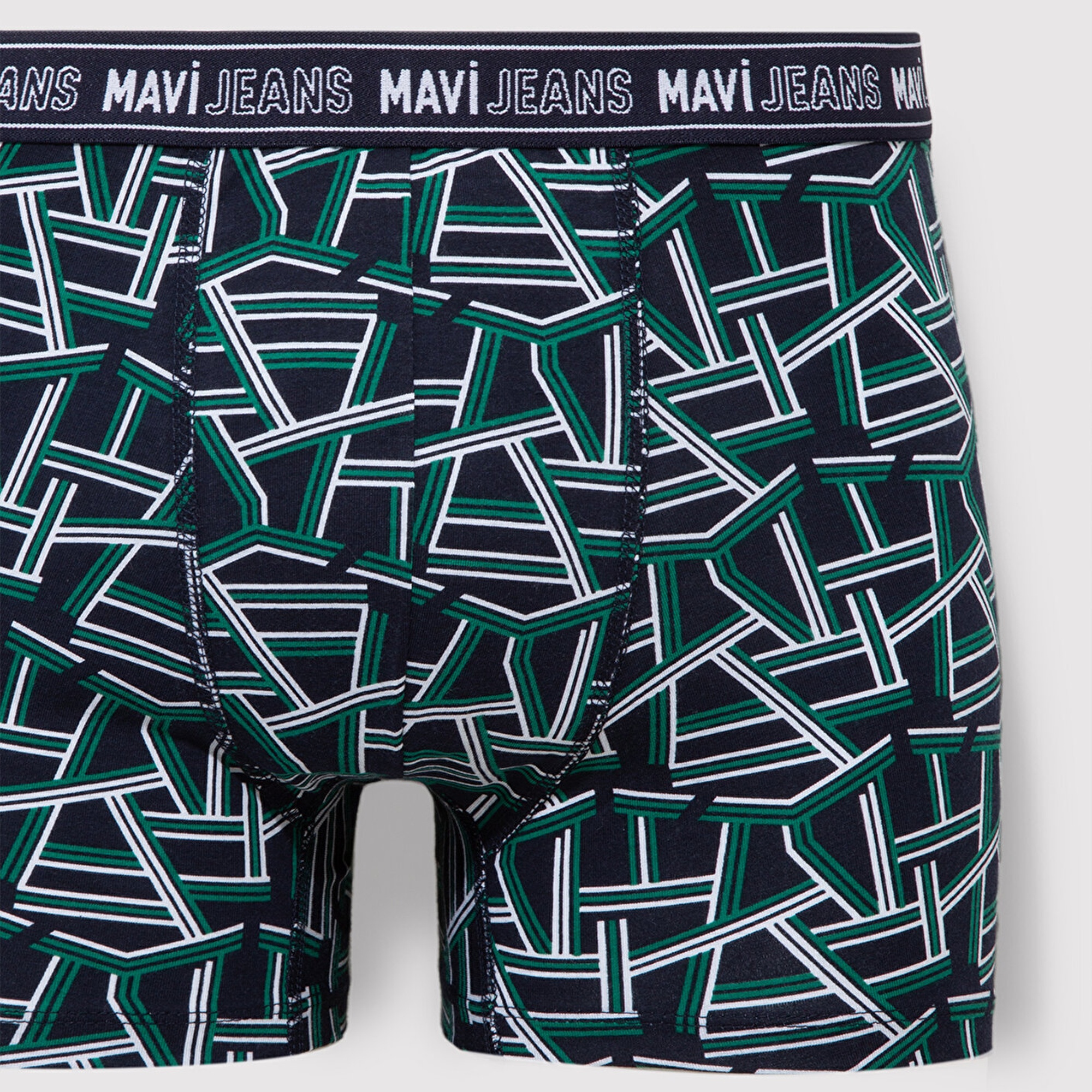 Mavi Baskılı Lacivert Boxer 0911065-83077