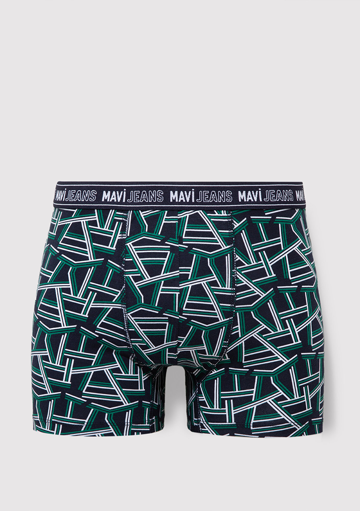  Mavi Baskılı Lacivert Boxer 0911065-83077