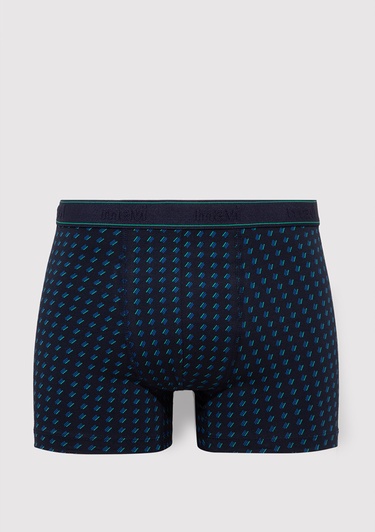  Mavi Baskılı Lacivert Boxer 0911051-30717