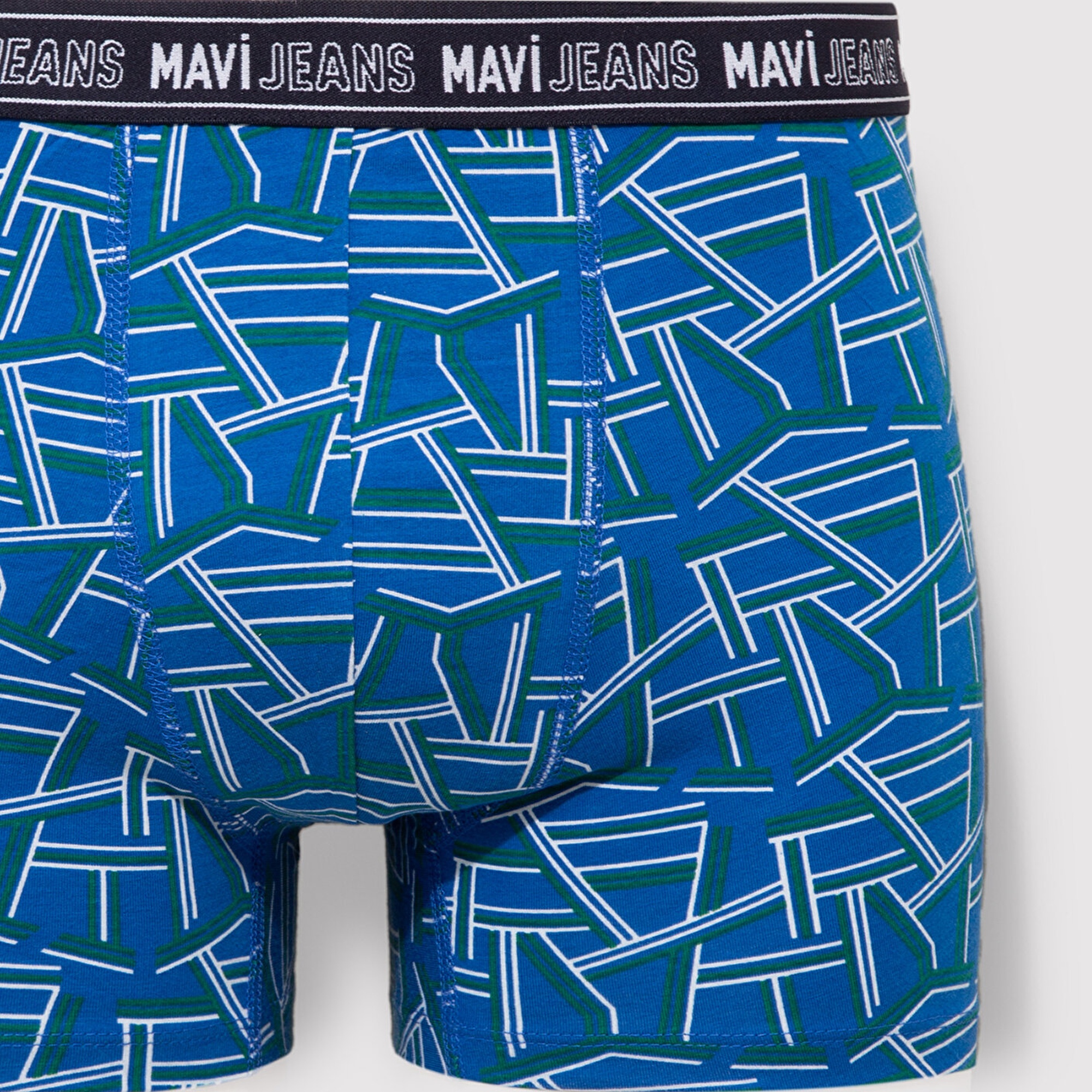 Mavi Baskılı Mavi Boxer 0911065-70695