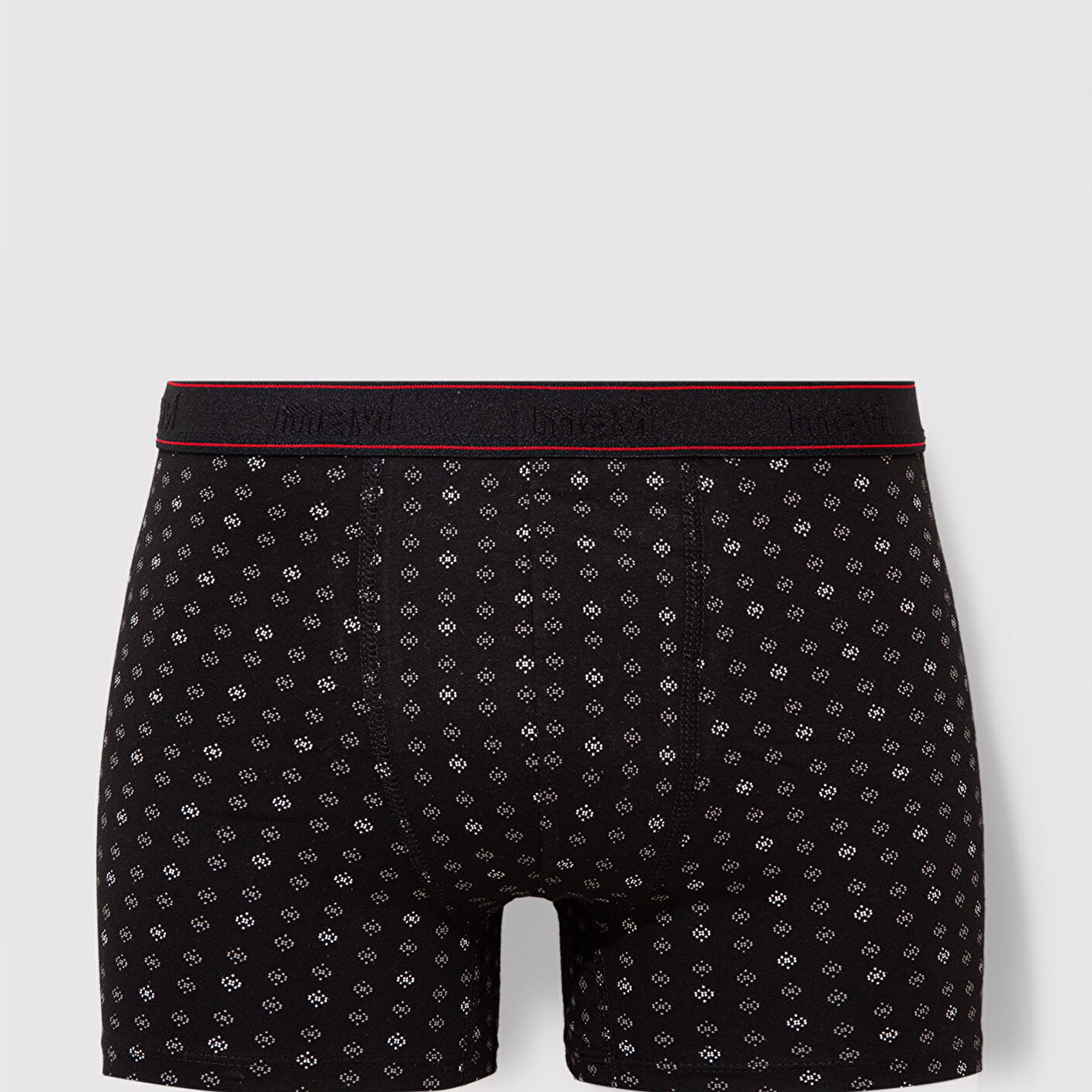 Mavi Baskılı Siyah Boxer 0911037-900