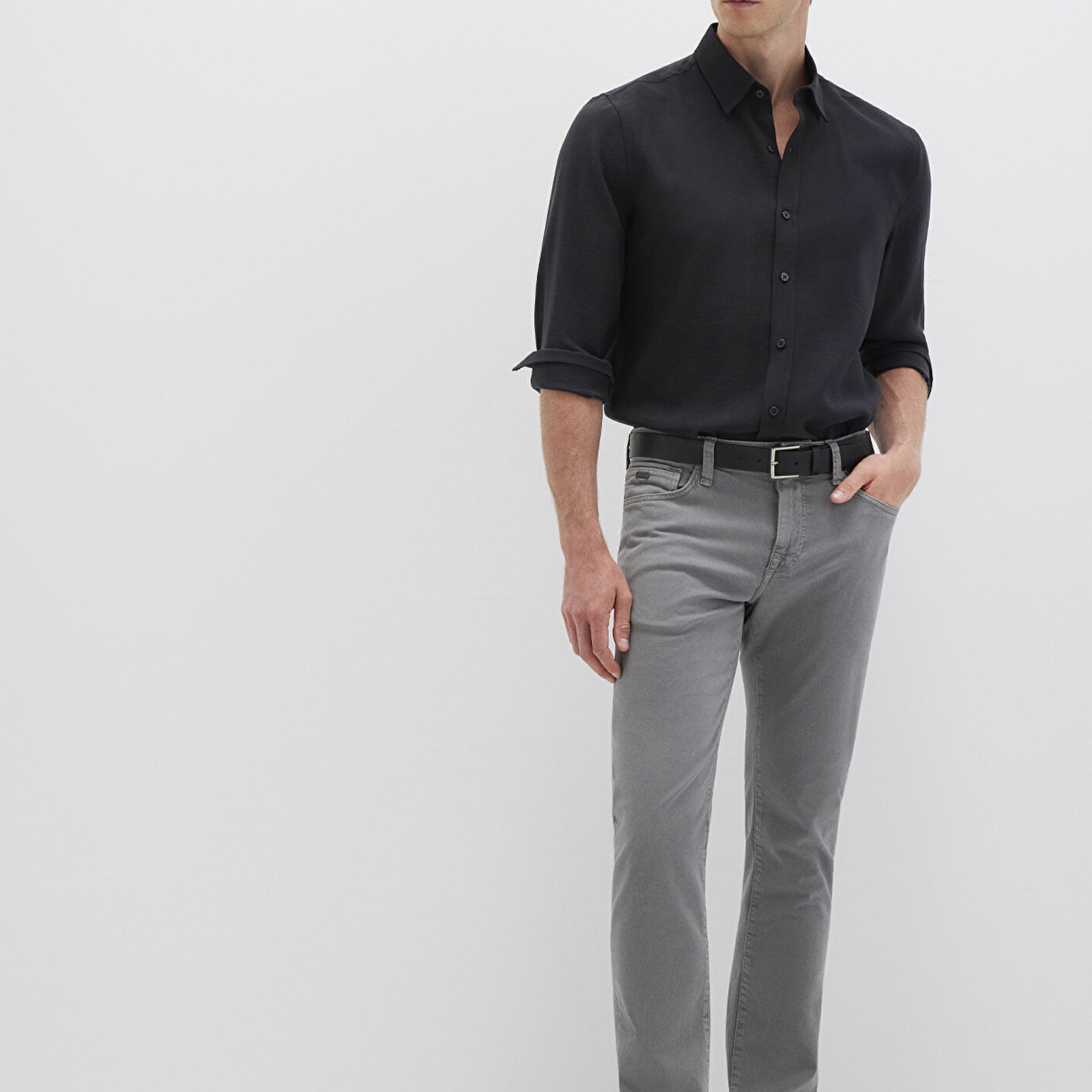 Mavi Marcus Mavi Black Koyu Gri Gabardin Pantolon 0035182453