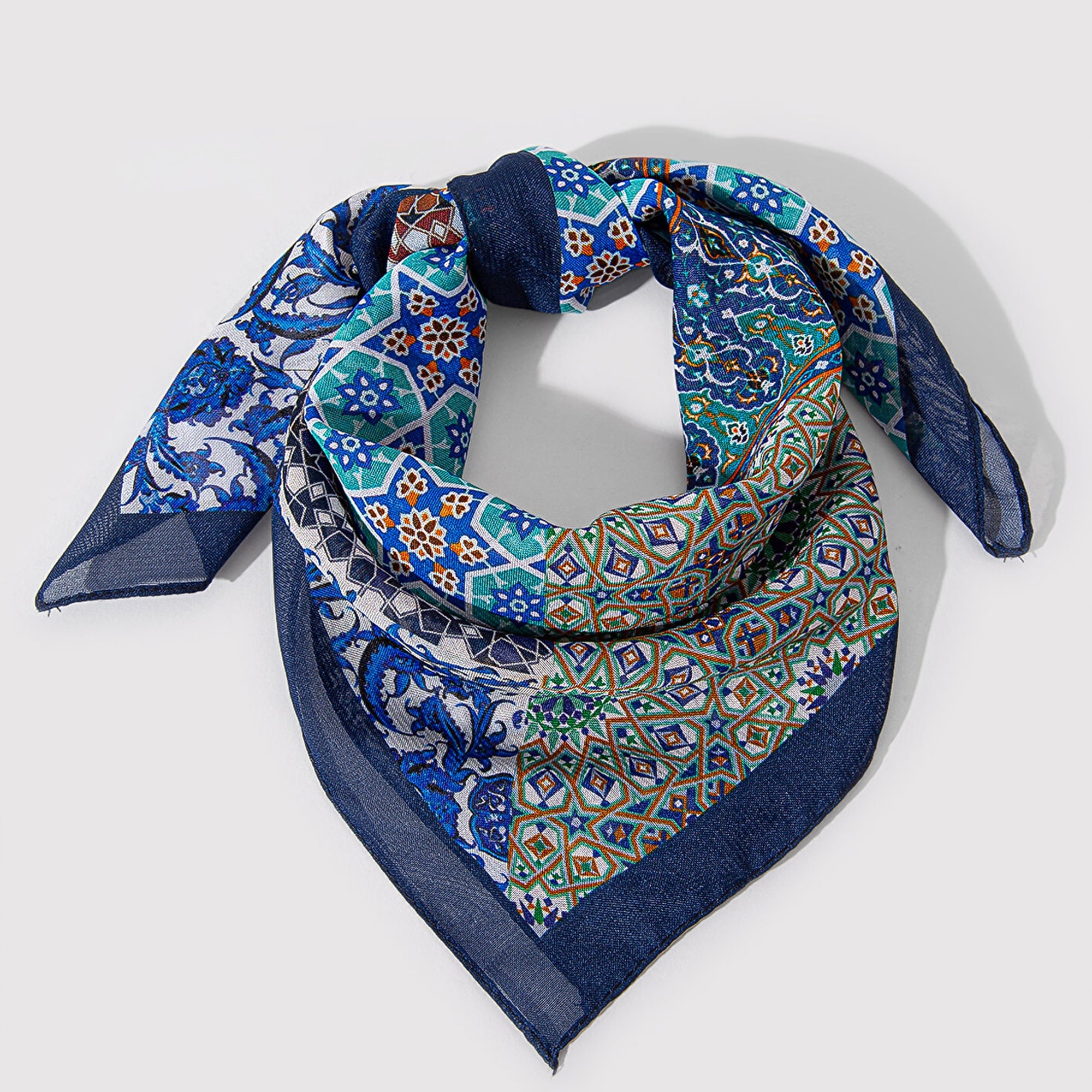 Mavi Baskılı Bandana 1911813-82050