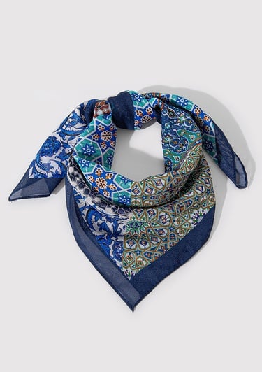  Mavi Baskılı Bandana 1911813-82050