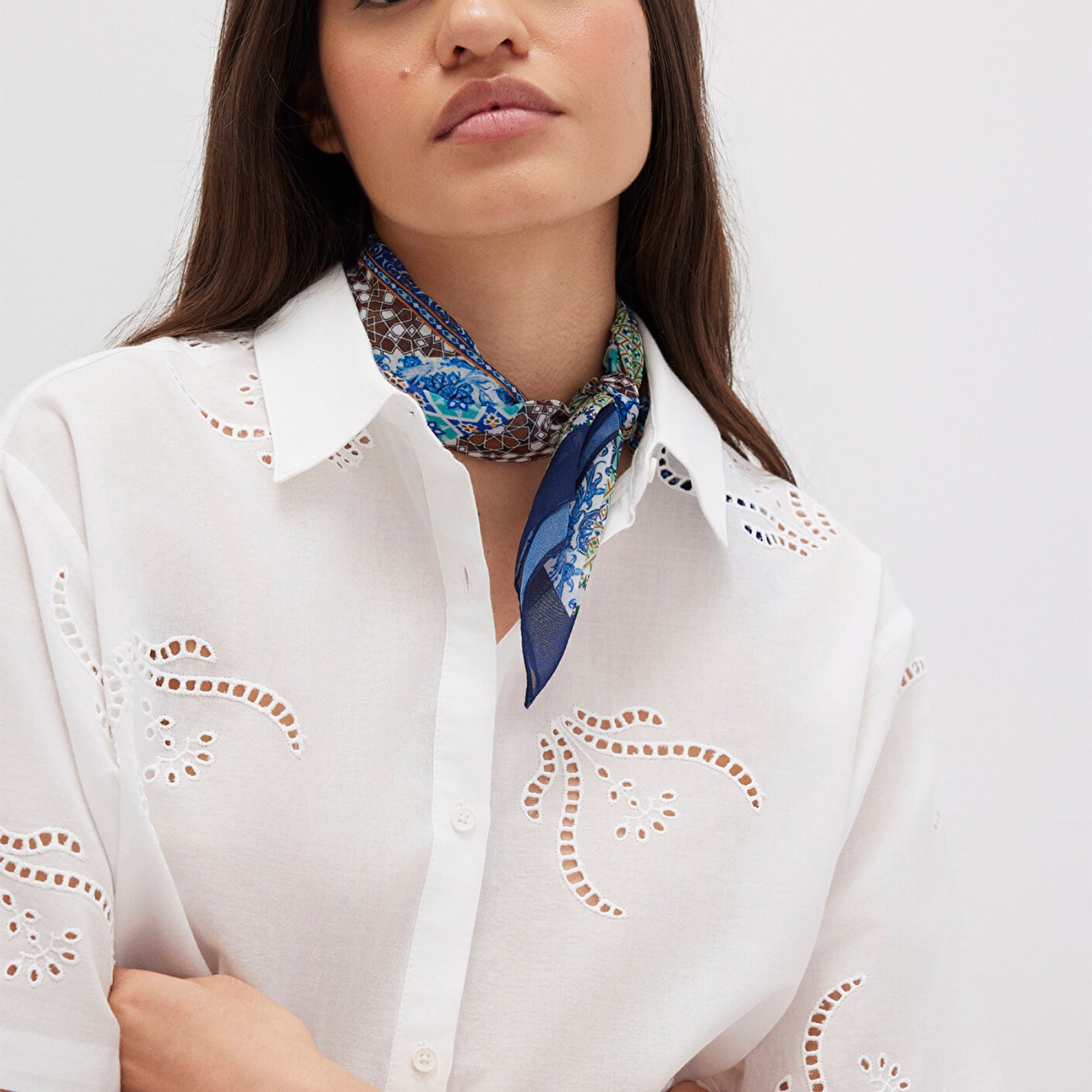 Mavi Baskılı Bandana 1911813-82050