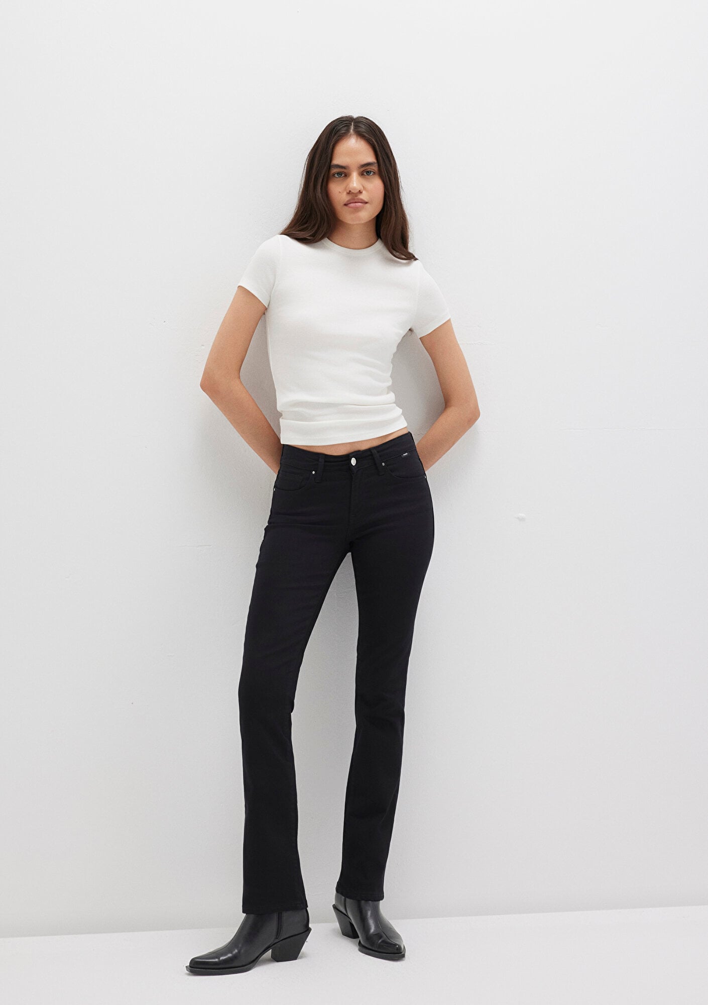  Mavi Mona Casual Siyah Jean Pantolon 1049783049