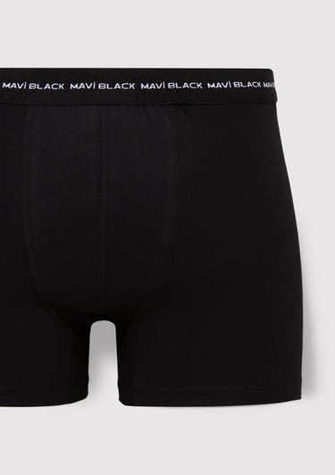  Mavi Siyah Basic Boxer 0911083-900