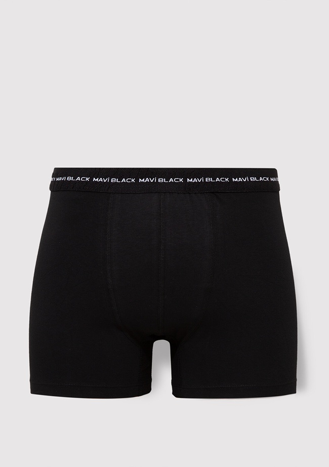  Mavi Siyah Basic Boxer 0911083-900