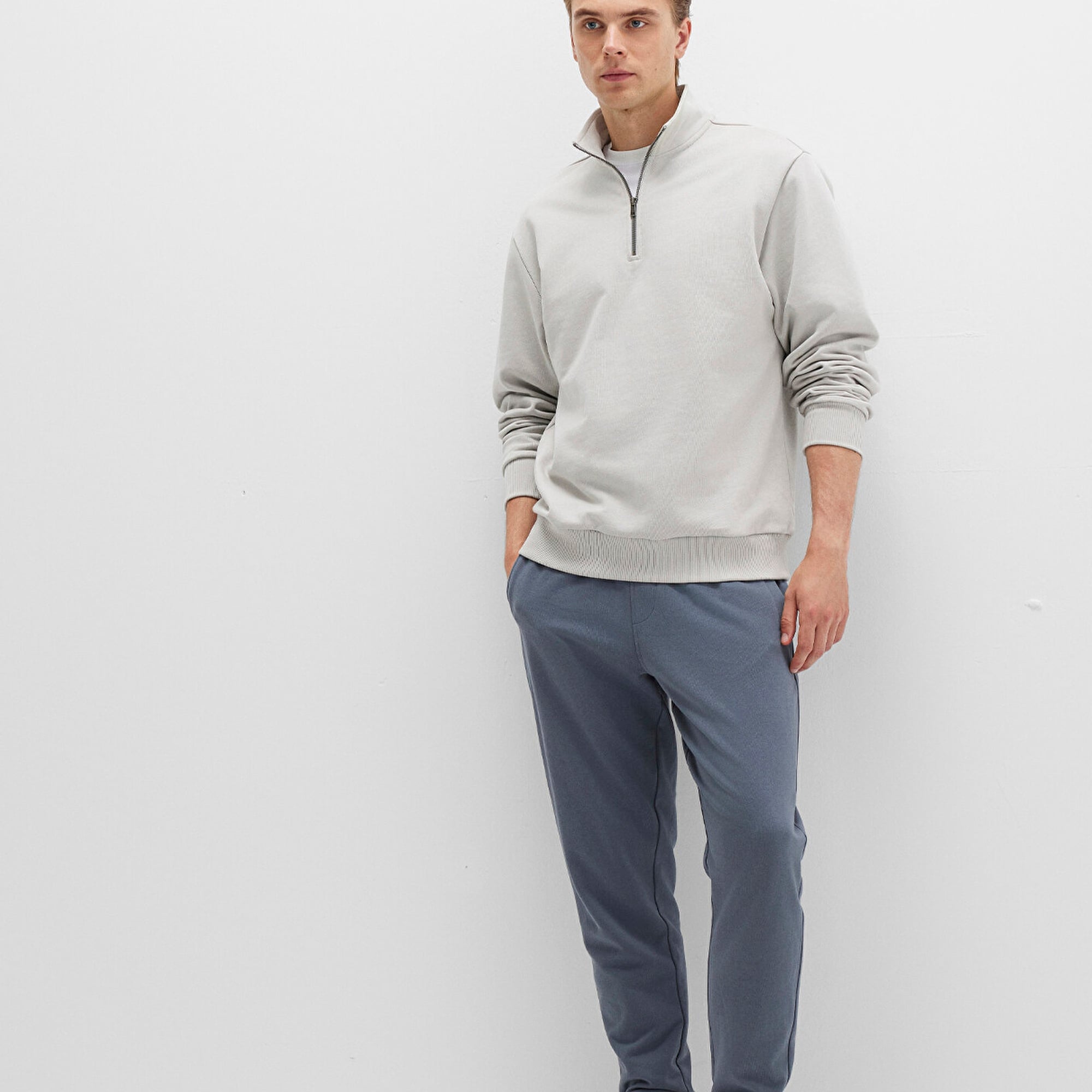 Mavi Antrasit Basic Eşofman Altı 066907-80776