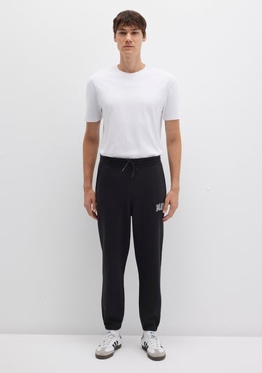  Mavi Mavi Logo Baskılı Siyah Eşofman Altı 0010207-900