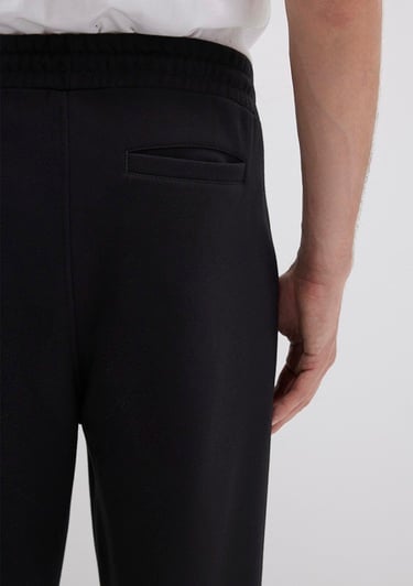  Mavi Mavi Logo Baskılı Siyah Eşofman Altı 0010207-900