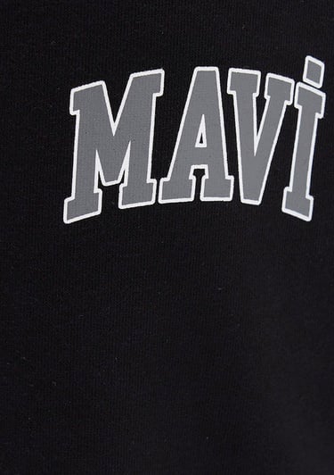  Mavi Mavi Logo Baskılı Siyah Eşofman Altı 0010207-900