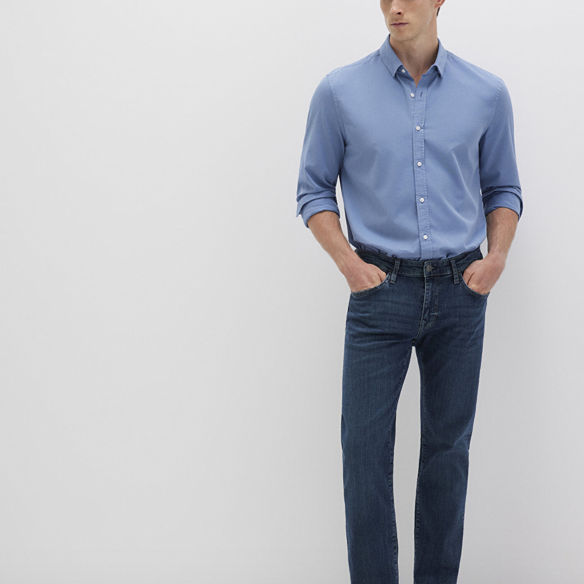 Mavi Martin Mavi Premium Puslu Koyu Mavi Jean Pantolon 0037885202