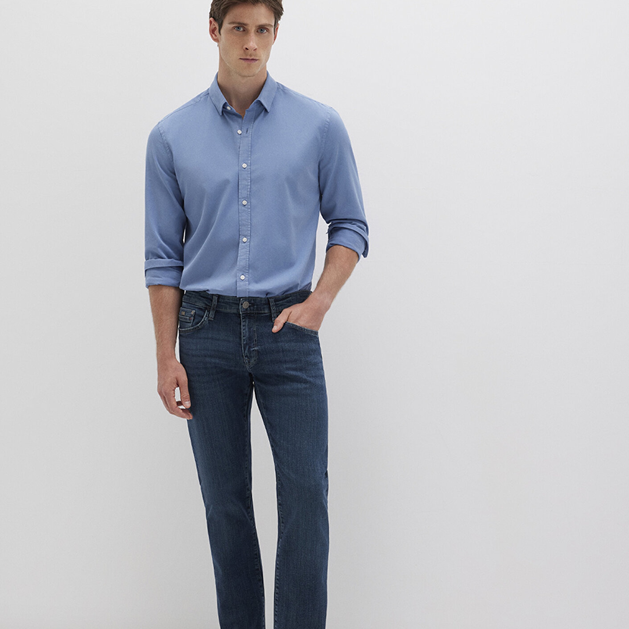 Mavi Martin Mavi Premium Puslu Koyu Mavi Jean Pantolon 0037885202