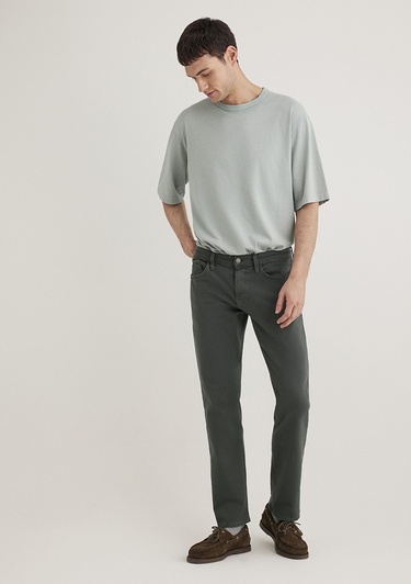  Mavi Hunter Yosun Yeşili Comfort Gabardin Pantolon 0020285644