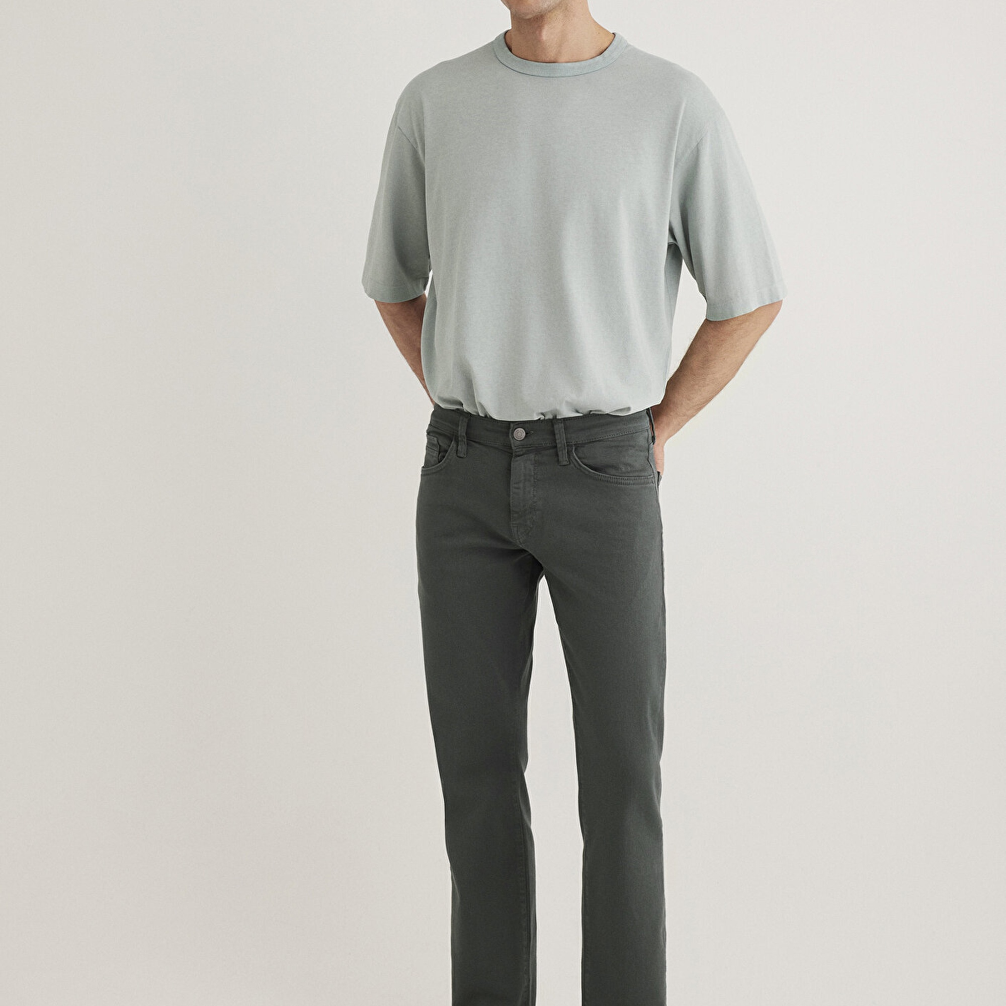 Mavi Hunter Yosun Yeşili Comfort Gabardin Pantolon 0020285644