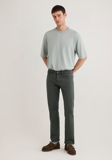  Mavi Hunter Yosun Yeşili Comfort Gabardin Pantolon 0020285644