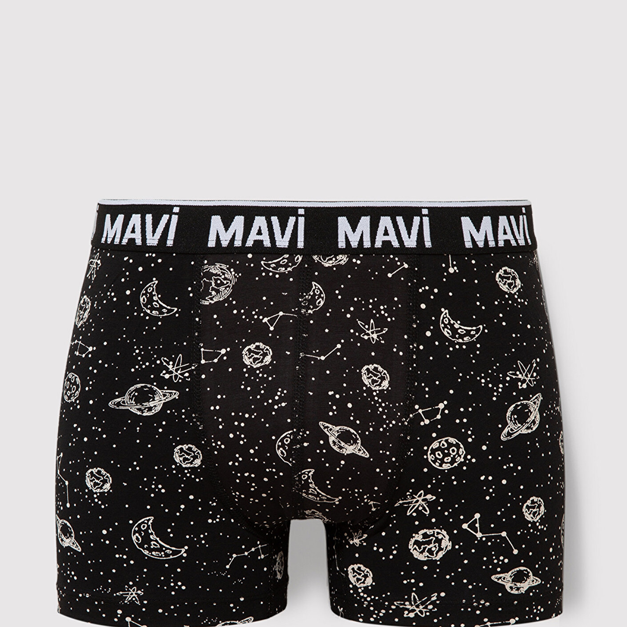 Mavi 3lü Baskılı Boxer 0911219-900