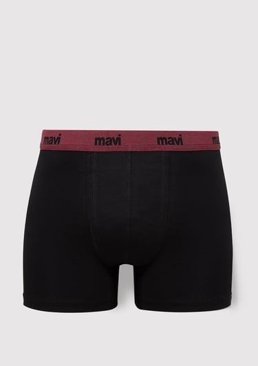  Mavi 3lü Siyah Basic Boxer 0911408-85585