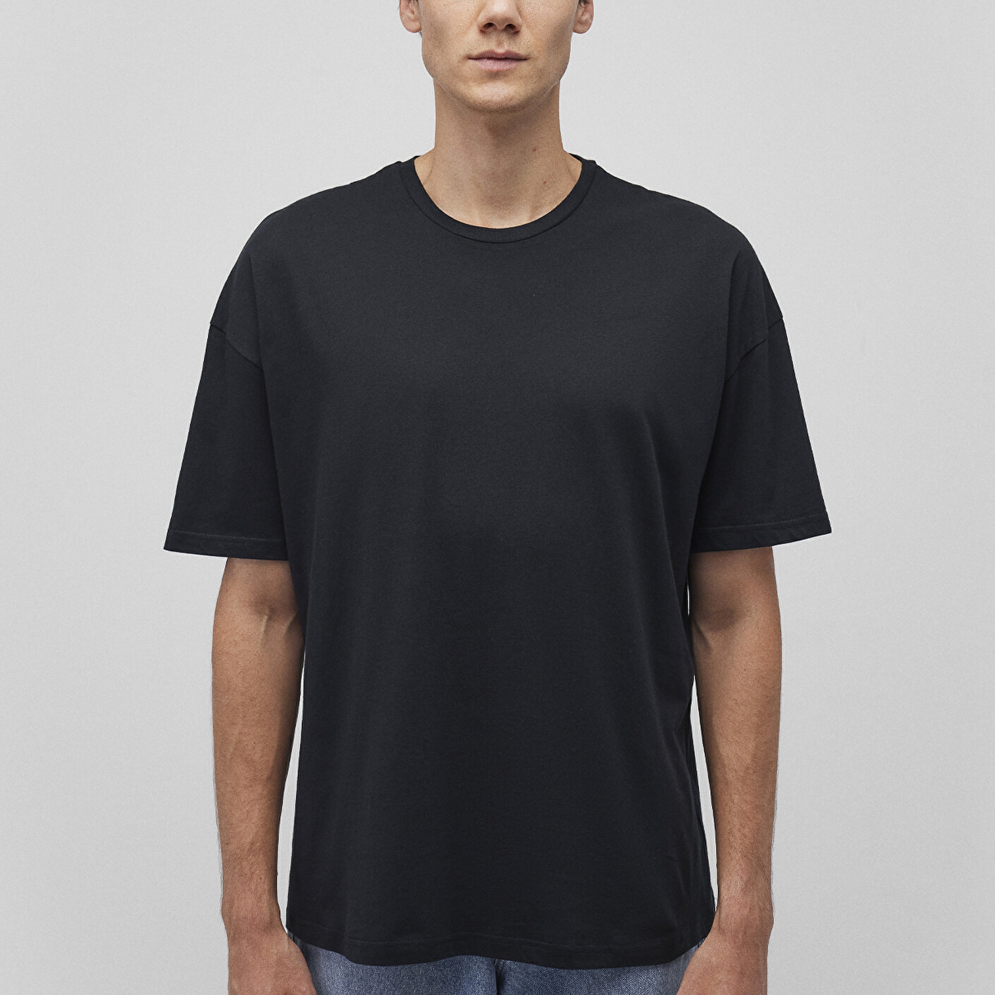 Mavi 2li Oversize Basic Tişört Oversize / Geniş Kesim 0612162-620