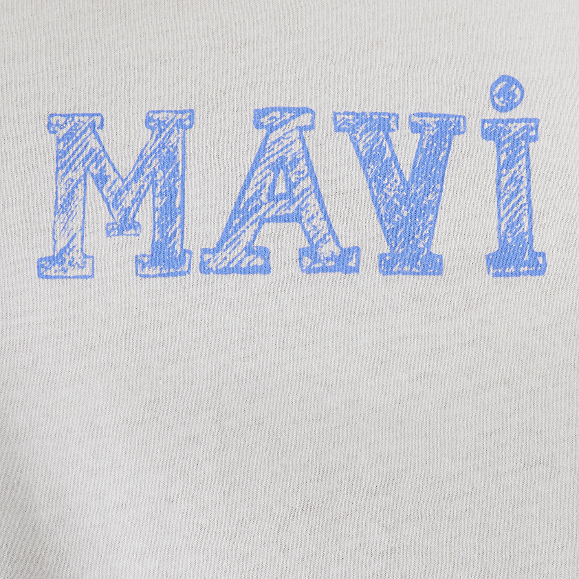 Mavi Mavi Baskılı Beyaz Tişört Regular Fit / Normal Kesim 1612232-70057